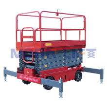 new type 7m 9m 11m 12m 13m 16m high 2250*1350*1530mm overall dimensions movable hydraulic electric scissor lifts price